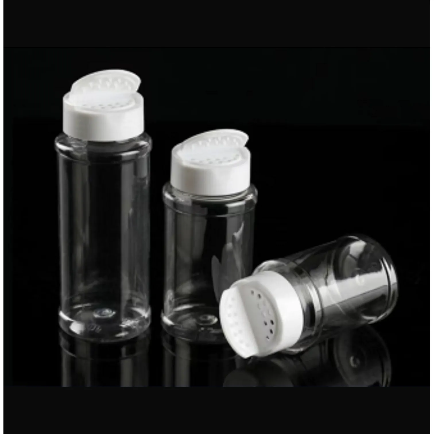 135ml Spice Shaker PET Bottle Plastic with Flip Cap