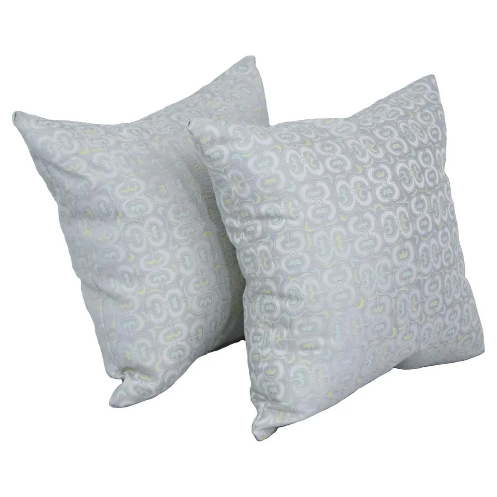 17-inch Jacquard Throw Pillows with Inserts (Set of 2)  9910-S2-ID-146