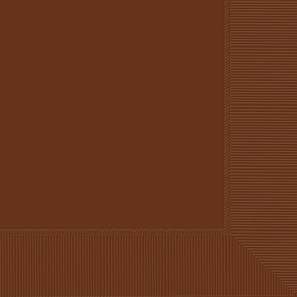 2-ply Lunch Napkin Chocolate Brown 40ct