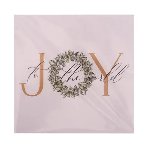 25pk Christmas Joy to the World Luncheon Paper Napkins