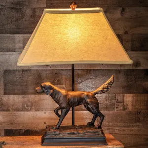 28"H Hunting Dog Table Lamp