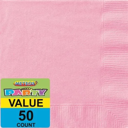 50pk Napkins - Lovely Pink