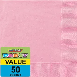 50pk Napkins - Lovely Pink