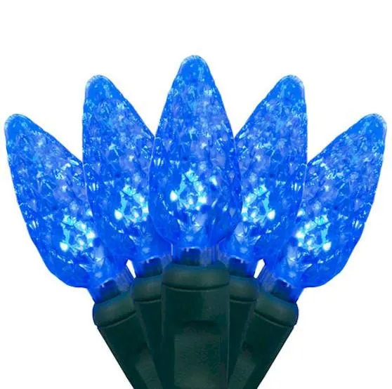 70 Blue C6 Strawberry - Premium - LED Christmas Lights