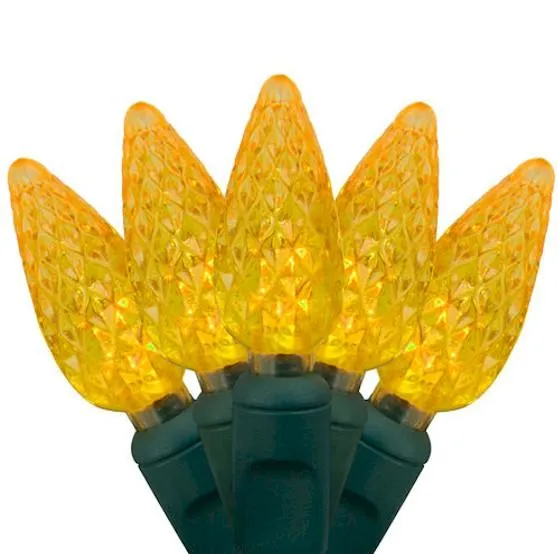 70 Gold C6 Strawberry - Premium - LED Christmas Lights