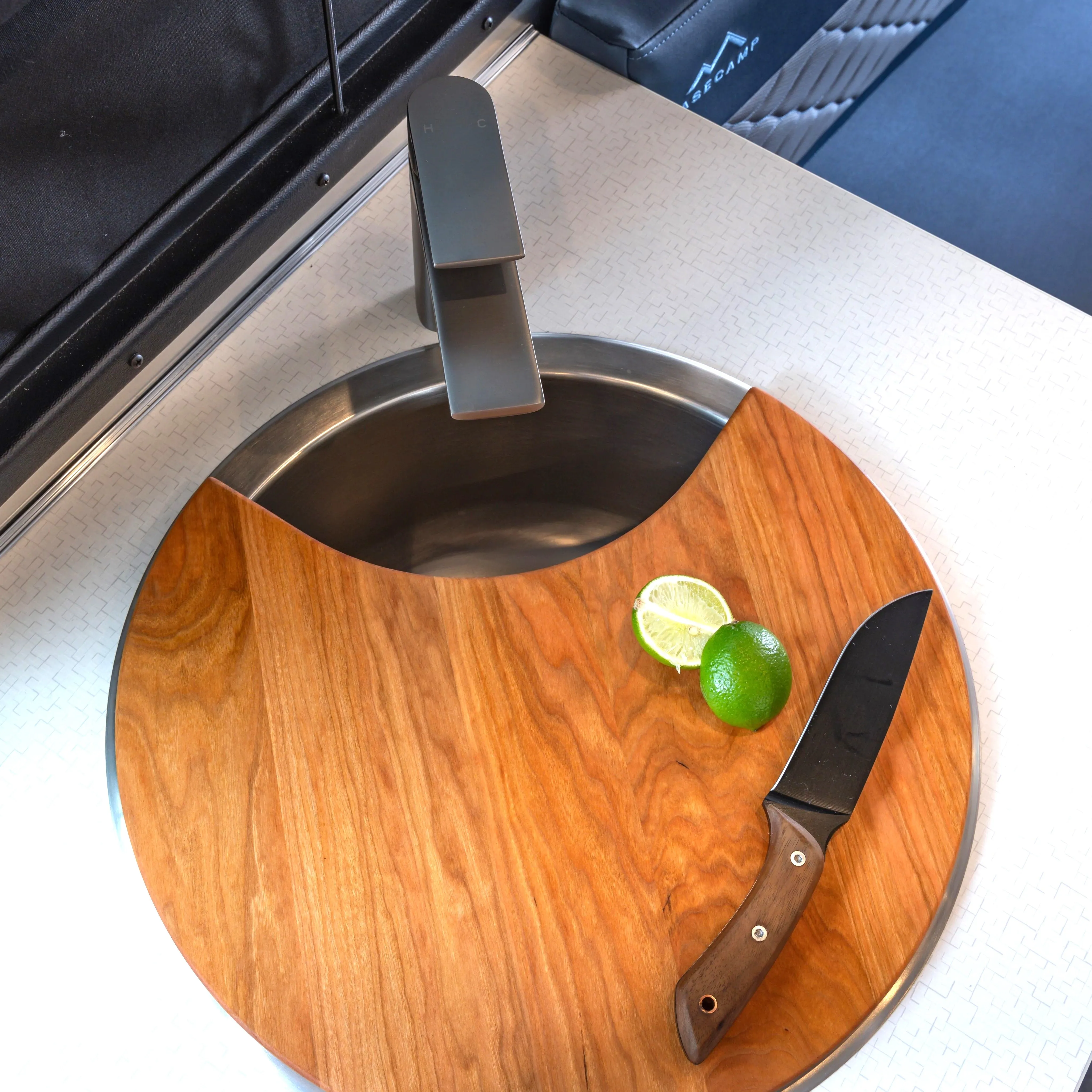 Airstream Custom Sink Cutting Boards for Eddie Bauer Travel Trailers