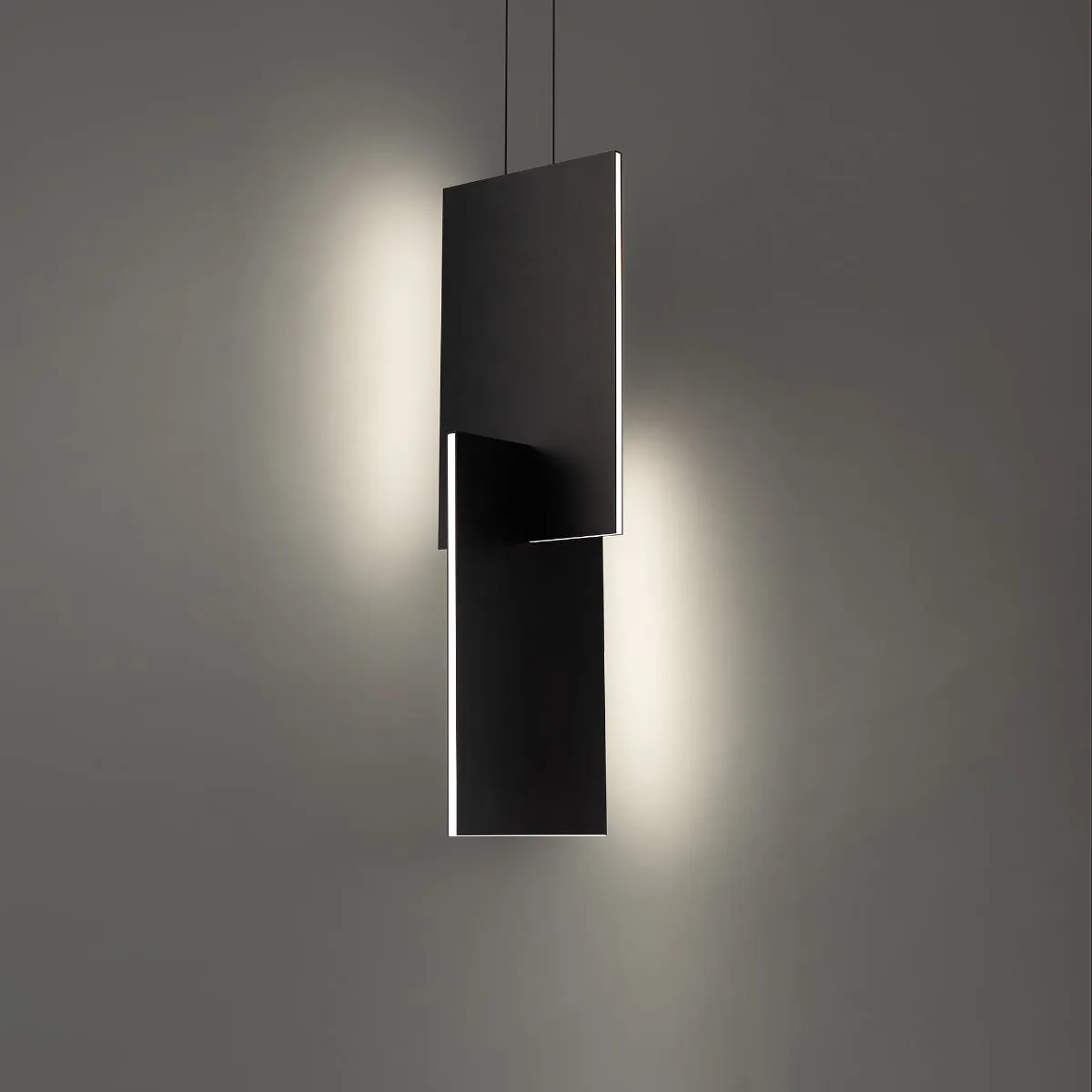 Amari 11 in. 8 Lights LED Pendant Light Black finish