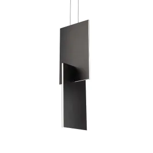 Amari 11 in. 8 Lights LED Pendant Light Black finish