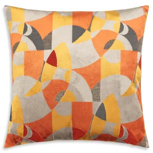 Amber Pillow, Abstract Multi