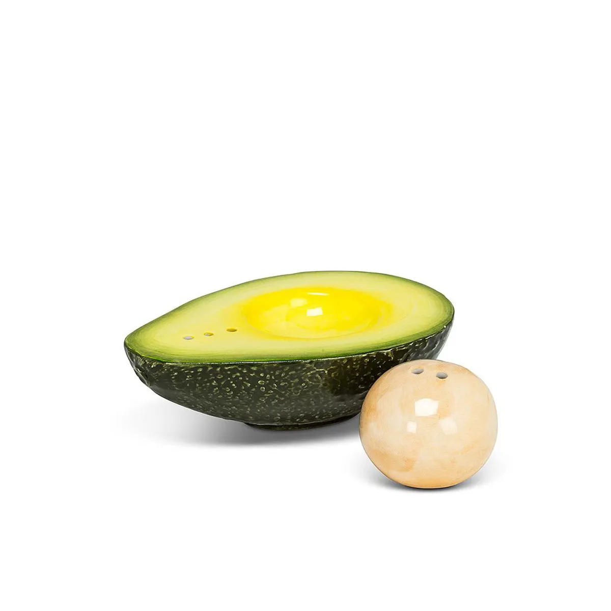 Avocado & Pit Salt & Pepper Shakers