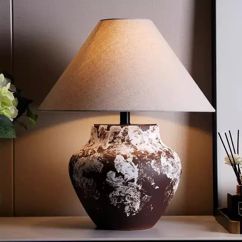 Aya Ceramic Jar Table Lamp