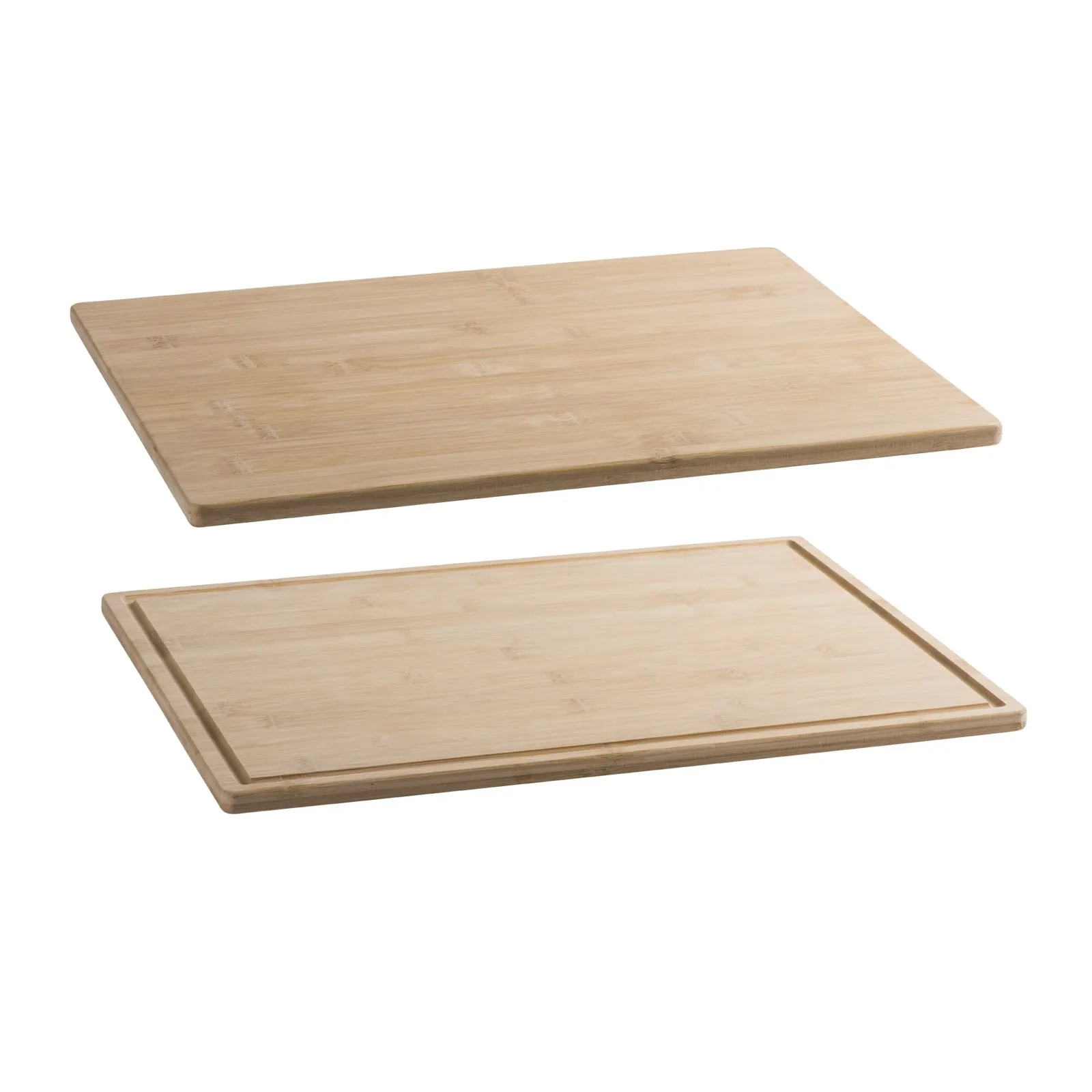 Bamboo Cutting Board Pack Of 2 17"x 13"x 0.5"