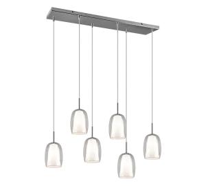 Barret 6Lt Linear Pendant