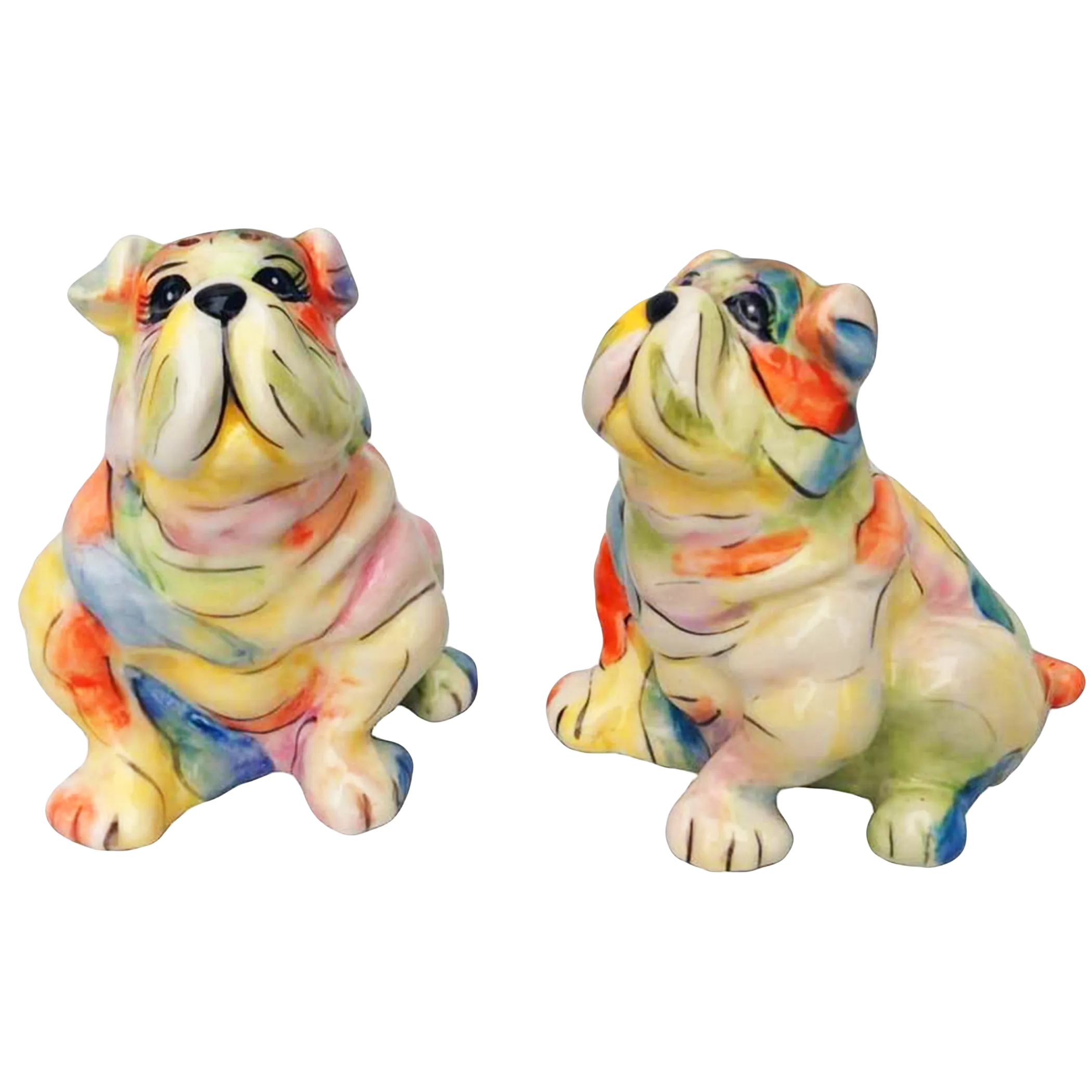 Blue Sky Bulldog Salt & Pepper Shakers