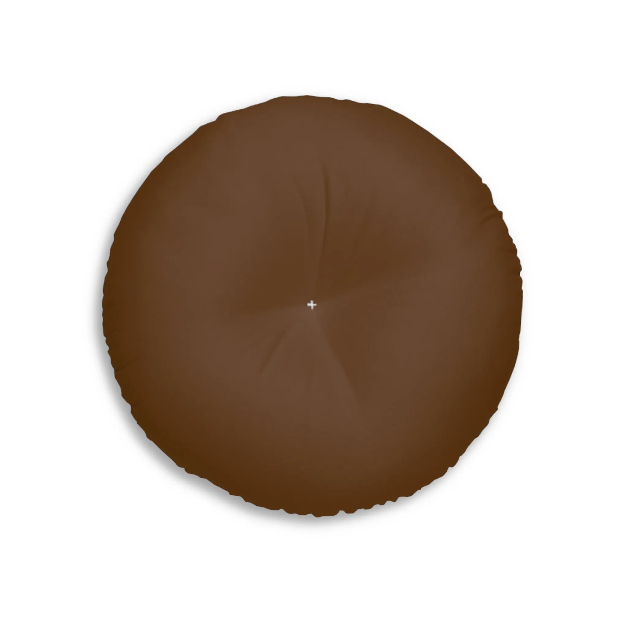 Boot Stitch Tufted Floor Pillow, Round