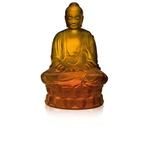 Buddha Figure Amber Small (Lalique)