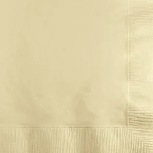 Bulk Ivory Beverage Napkins 3 ply (500 per Case)