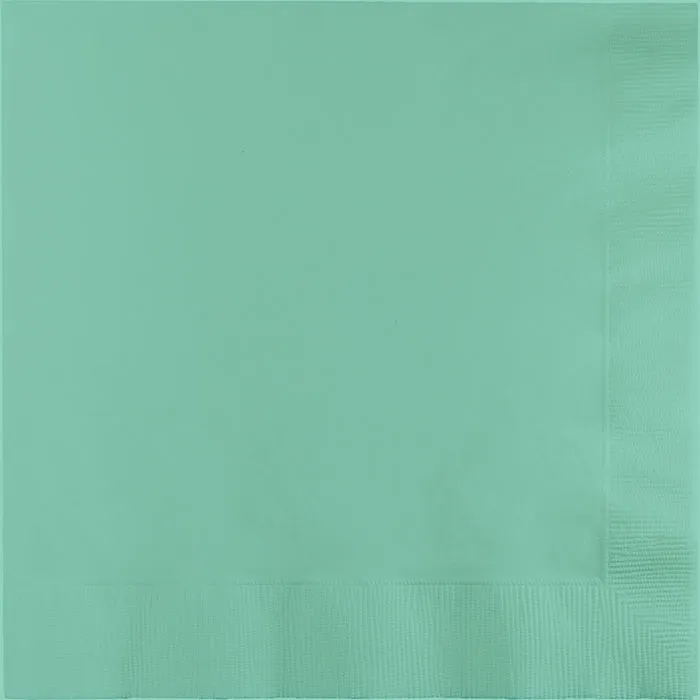 Bulk Pack of 100 Fresh Mint Luncheon Napkins 2Ply