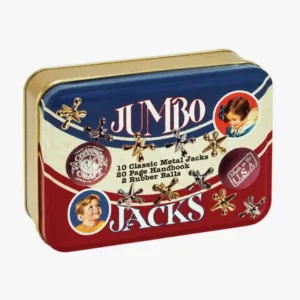 Childrens Toy Jacks Tin Gift Set