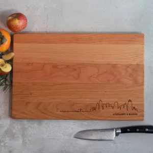 Cincinnati Ohio Script Cutting Board