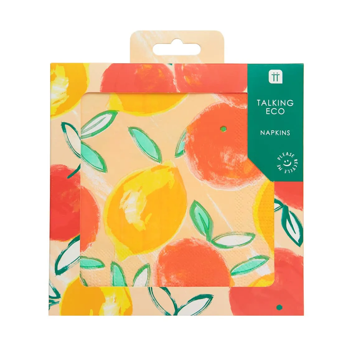 CITRUS FRUIT LEMON AND ORANGE NAPKINS