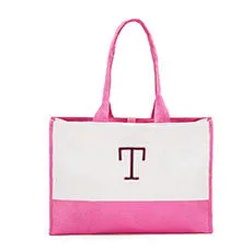 COLORBLOCK TOTE - HOT PINK