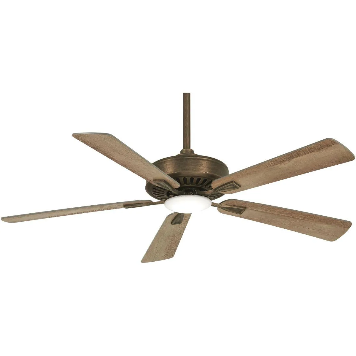 Contractor Plus LED 52 Inch Ceiling Fan with Light and Remote, Heirloom Bronze