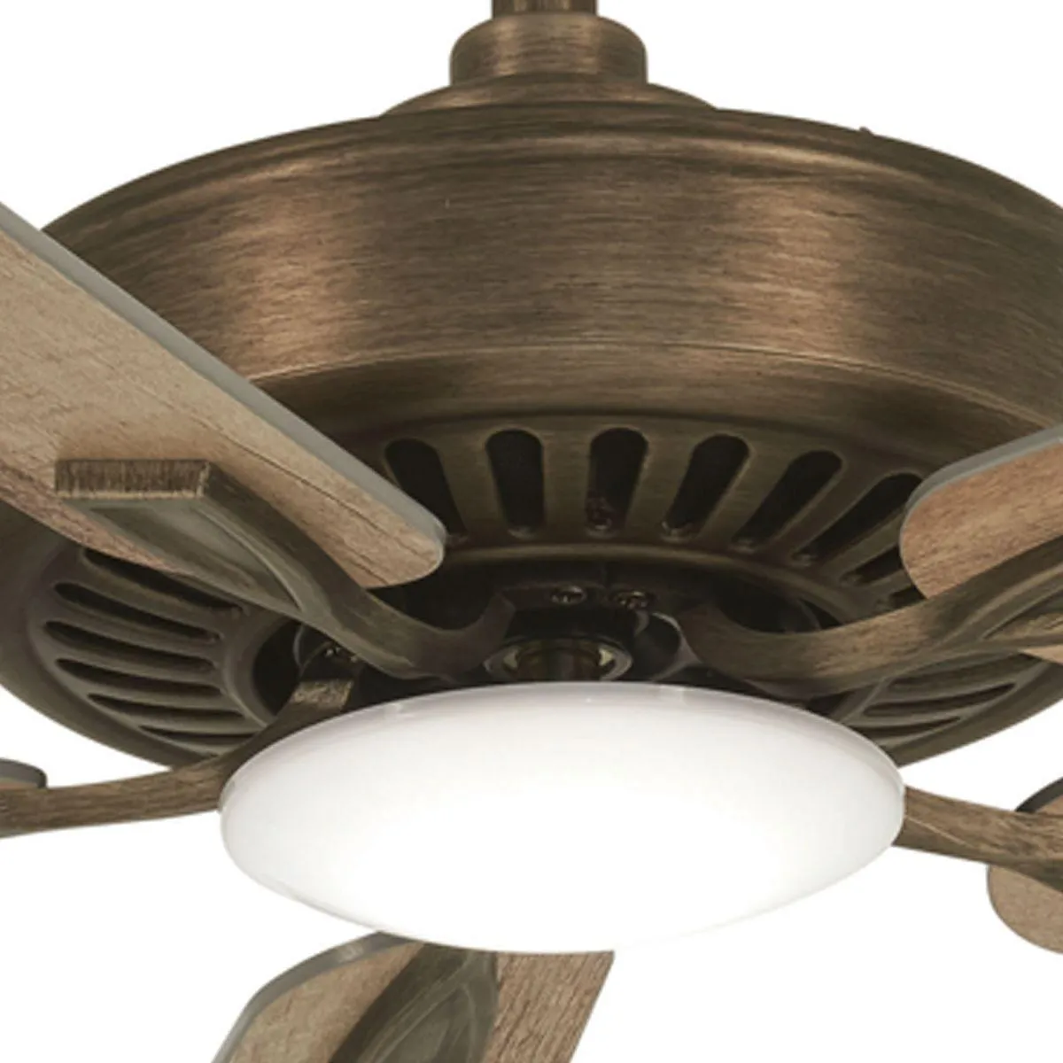 Contractor Plus LED 52 Inch Ceiling Fan with Light and Remote, Heirloom Bronze