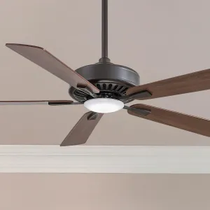 Contractor Plus LED 52 Inch Ceiling Fan with Light and Remote, Oil Rubbed Bronze