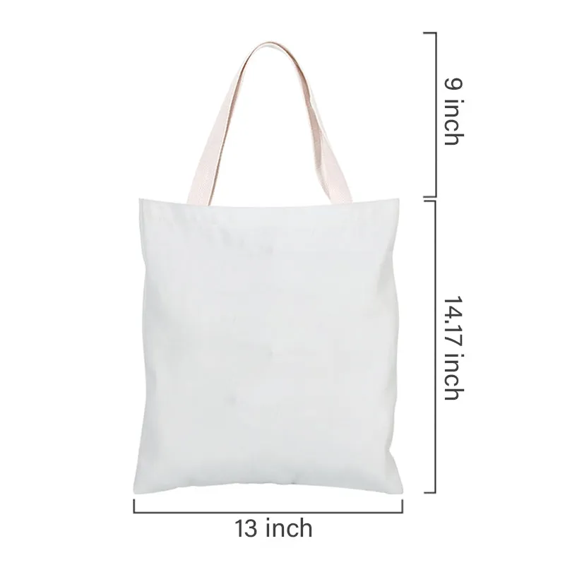 Custom Tote Bags With Photo Printing Eco-friendly Canvas Bag