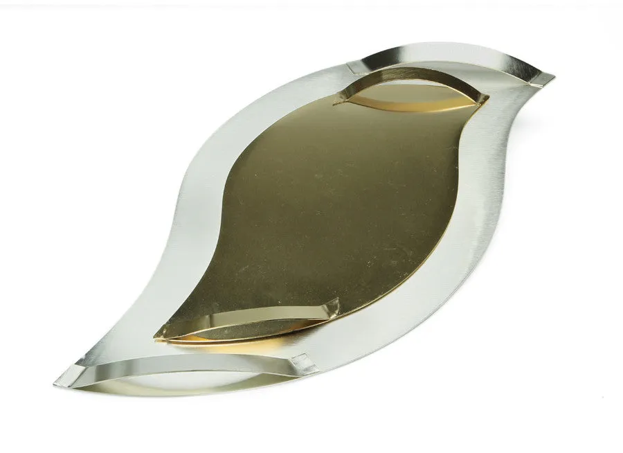 Eye Cut Tray in Gold plated