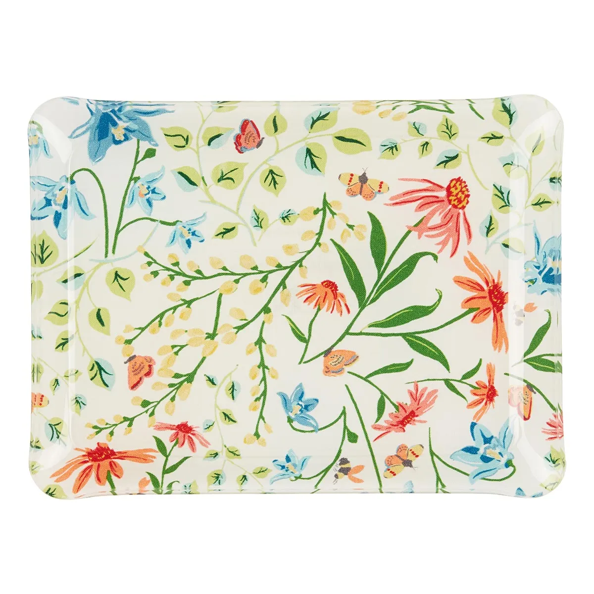 Fabric Tray Small Multi Floral