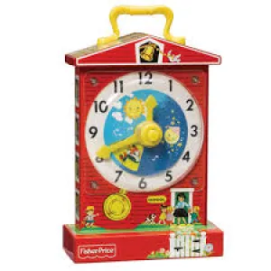 Fisher Price Music Box Teaching Clock