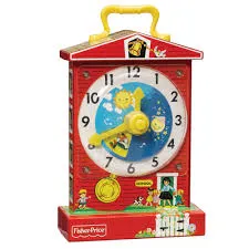 Fisher Price Music Box Teaching Clock