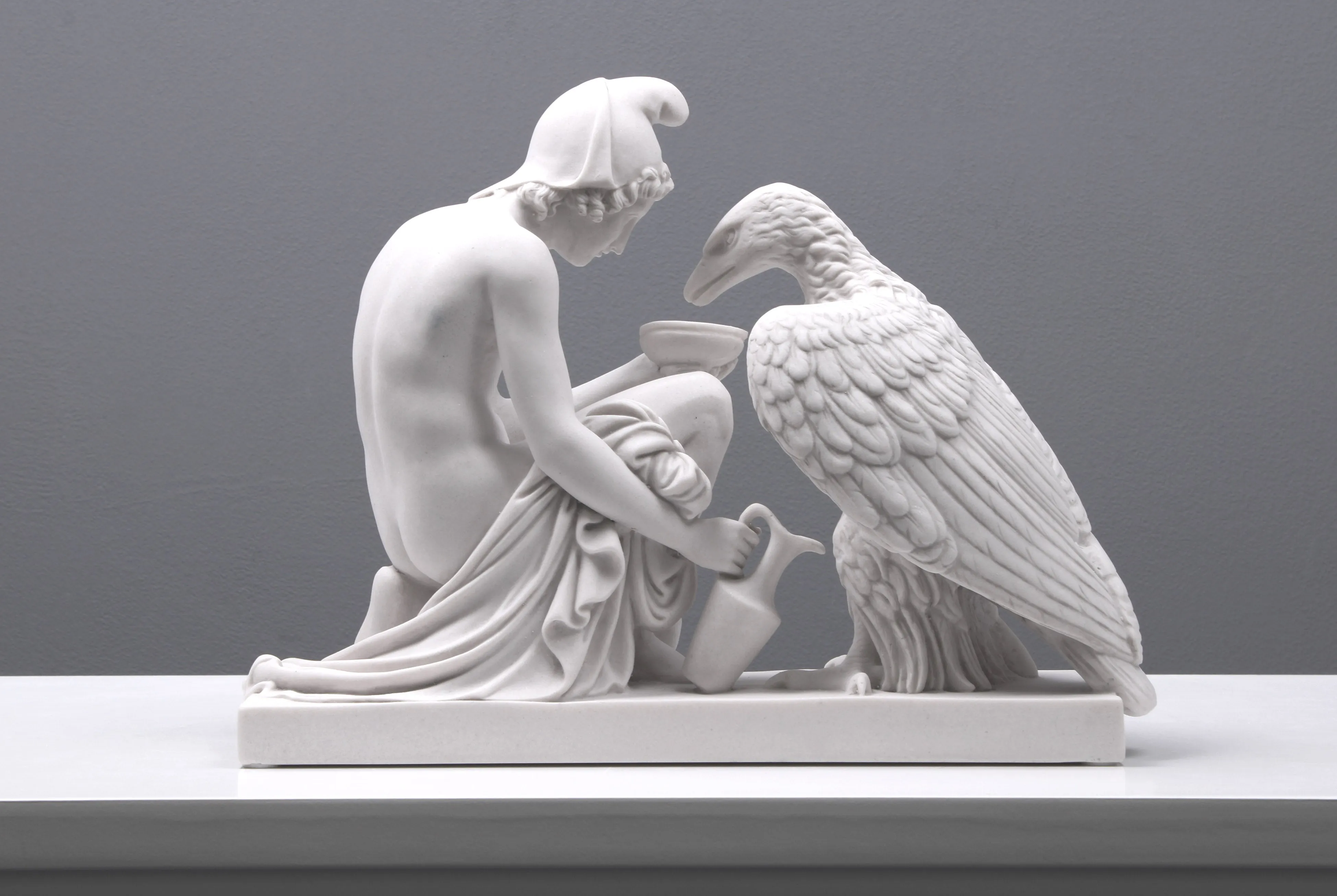 Ganymede and the Eagle Statue (Small)