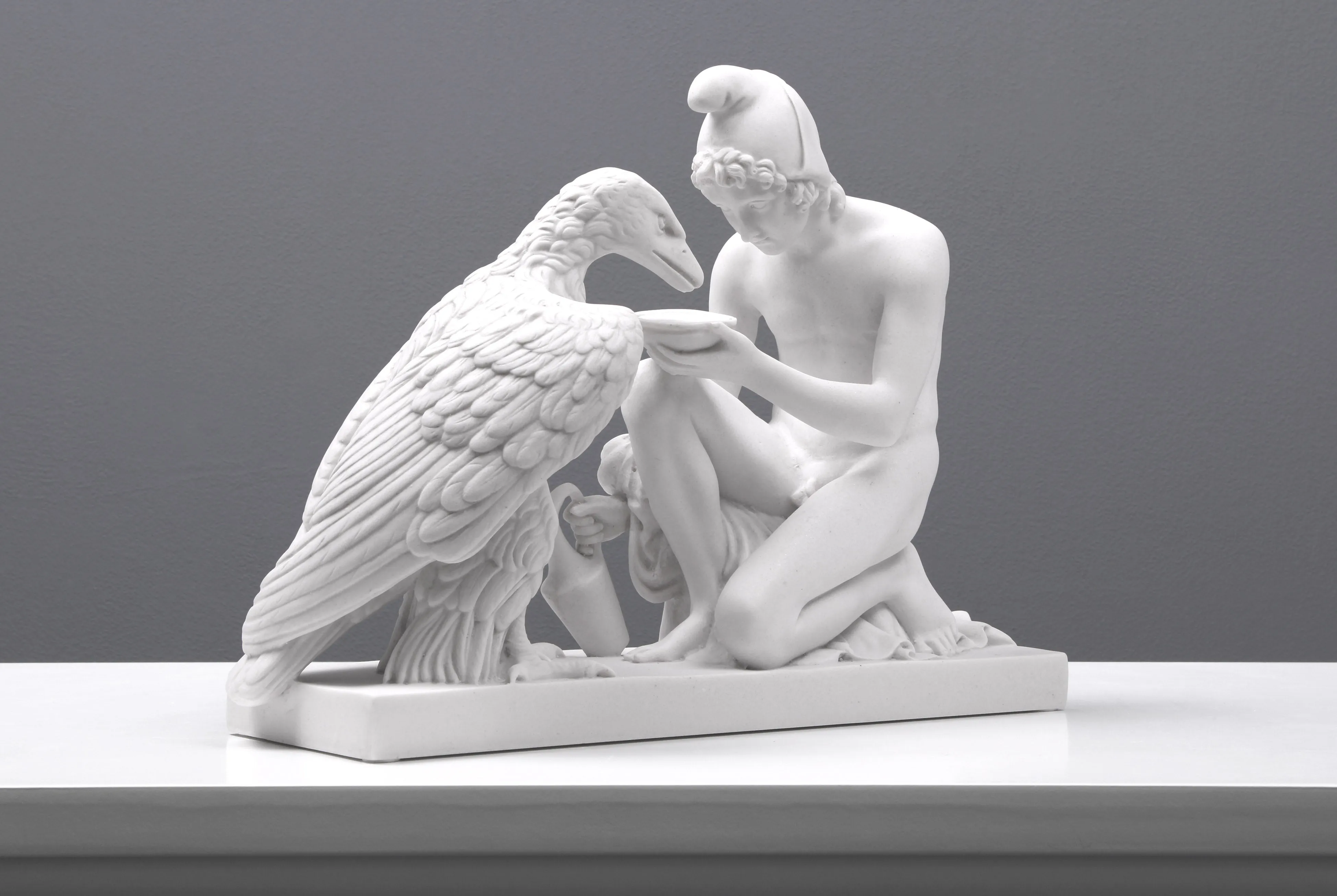 Ganymede and the Eagle Statue (Small)