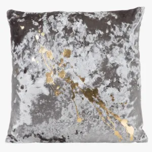 Gold Cobble Crushed Velvet Pillows