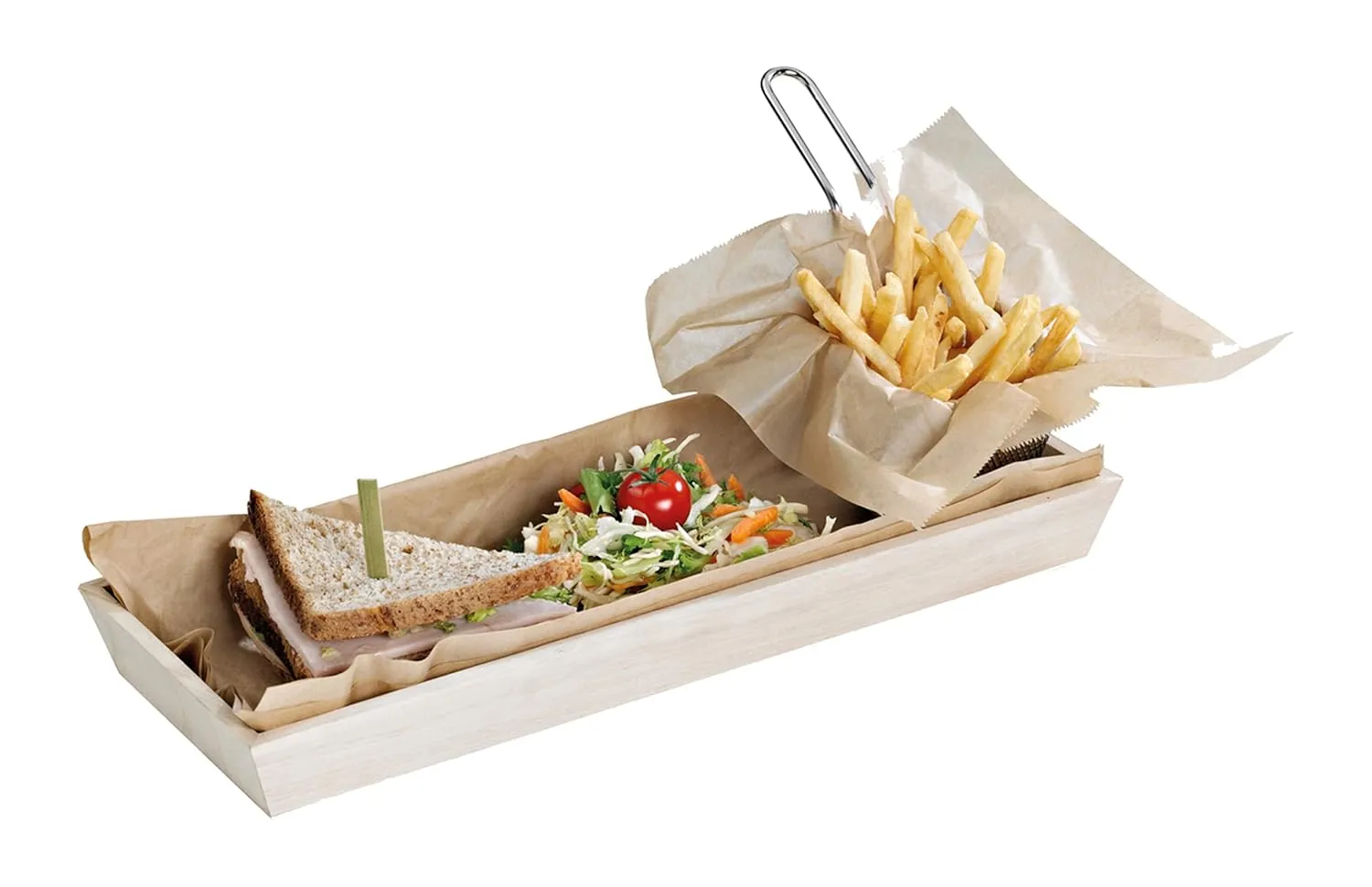 Heavy Duty Wooden Tray, Biodegradable Serving Wood Table Trays for Snacks