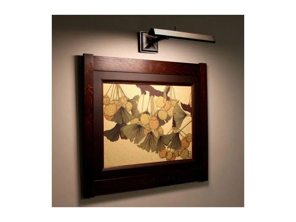 Hemmingway 14 in. Rotating LED Picture Light 2700K Rubbed Bronze Finish