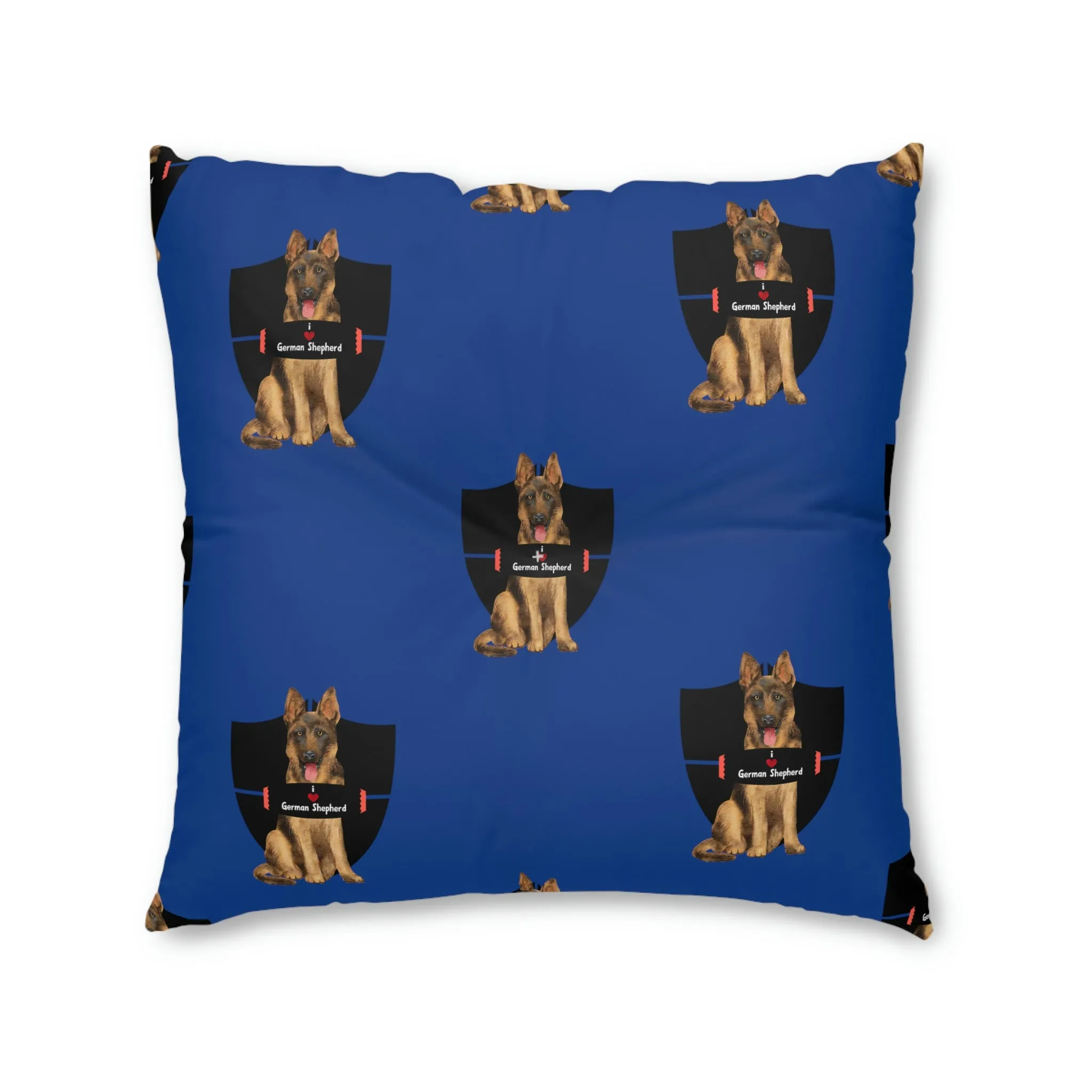 I love my German Shepherd Dog POD Tufted Floor Pillow, Square