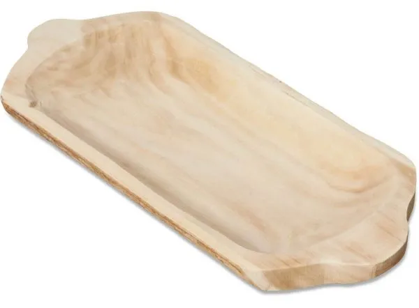 Large Natural Wood Bowl - Tray