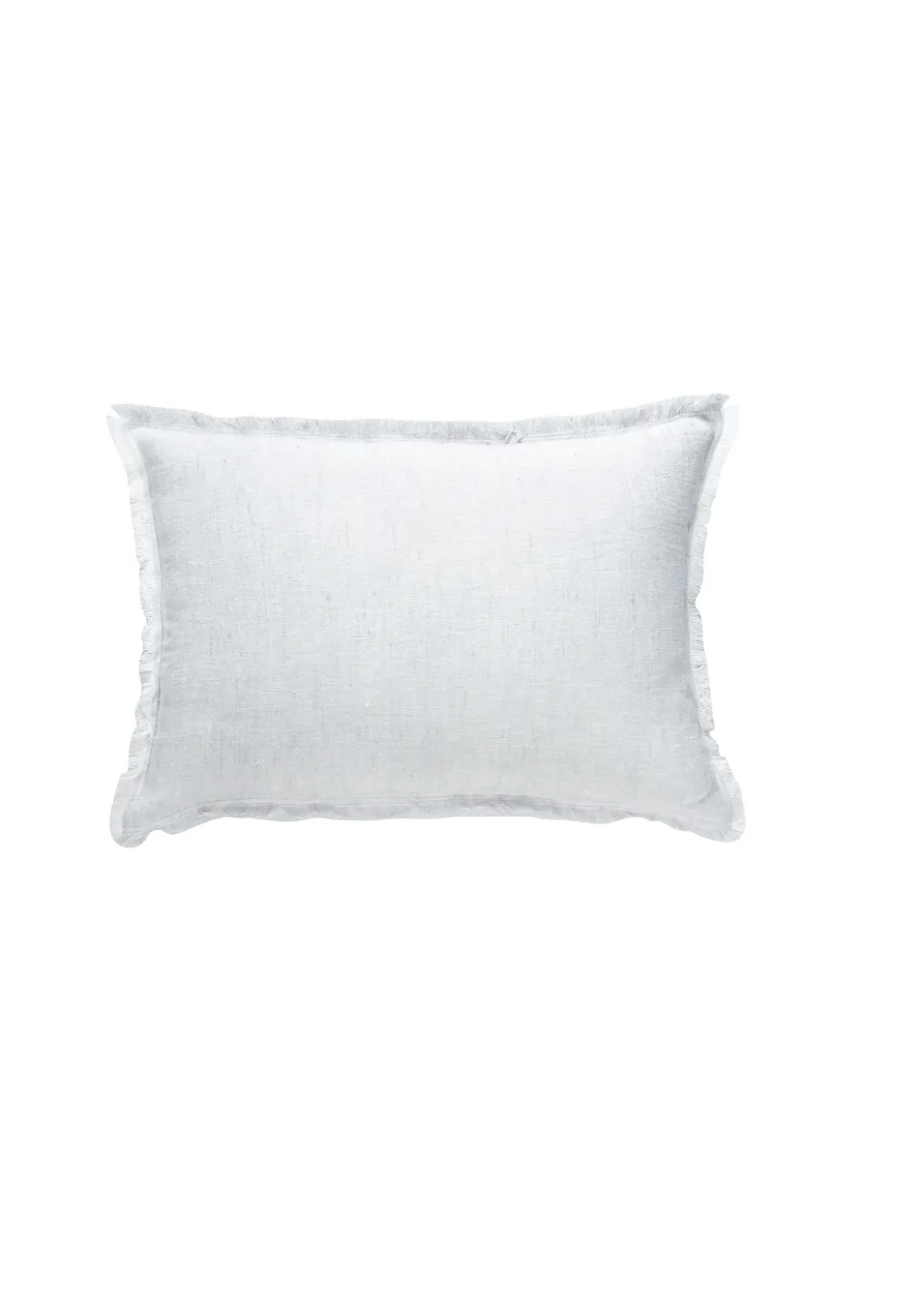 Light Grey Crossdye Linen Pillows