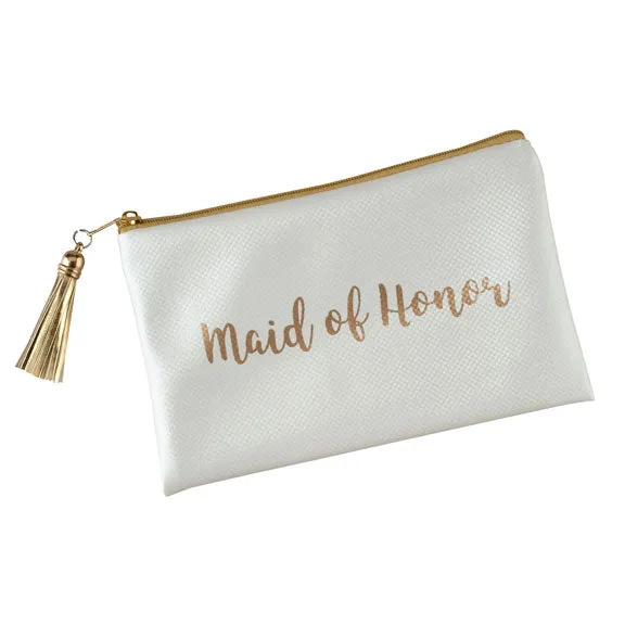 Maid of Honor Metallic Gold Tote Bag