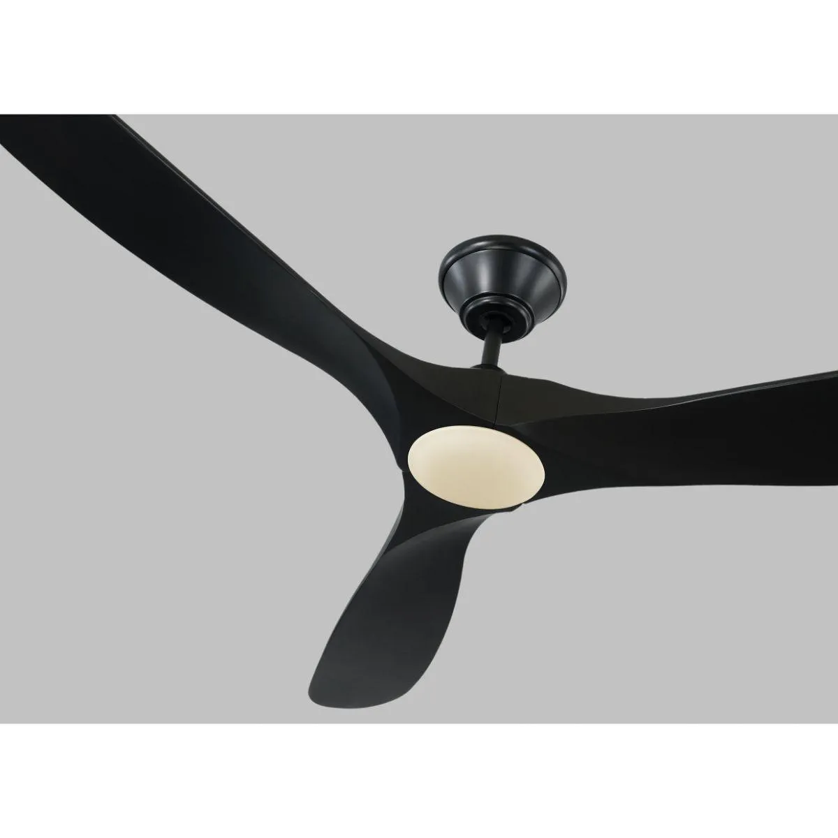 Maverick 60 Inch Black 3-Blade LED Ceiling Fan with Light and Remote