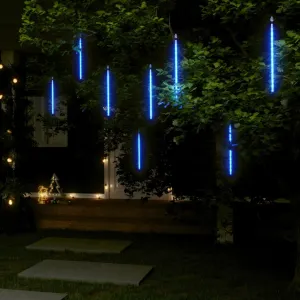 Meteor Lights 8 pcs 30 cm Blue 192 LEDs Indoor Outdoor