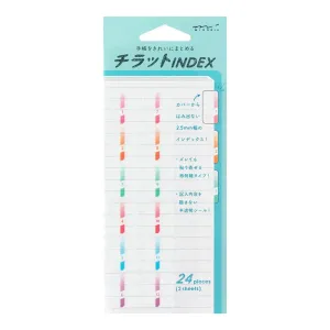 Midori Index Label Chiratto Number