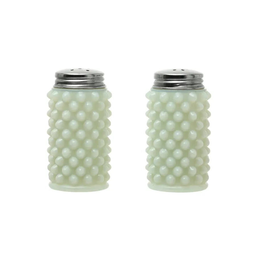 Milk Glass Salt & Pepper Shaker Set