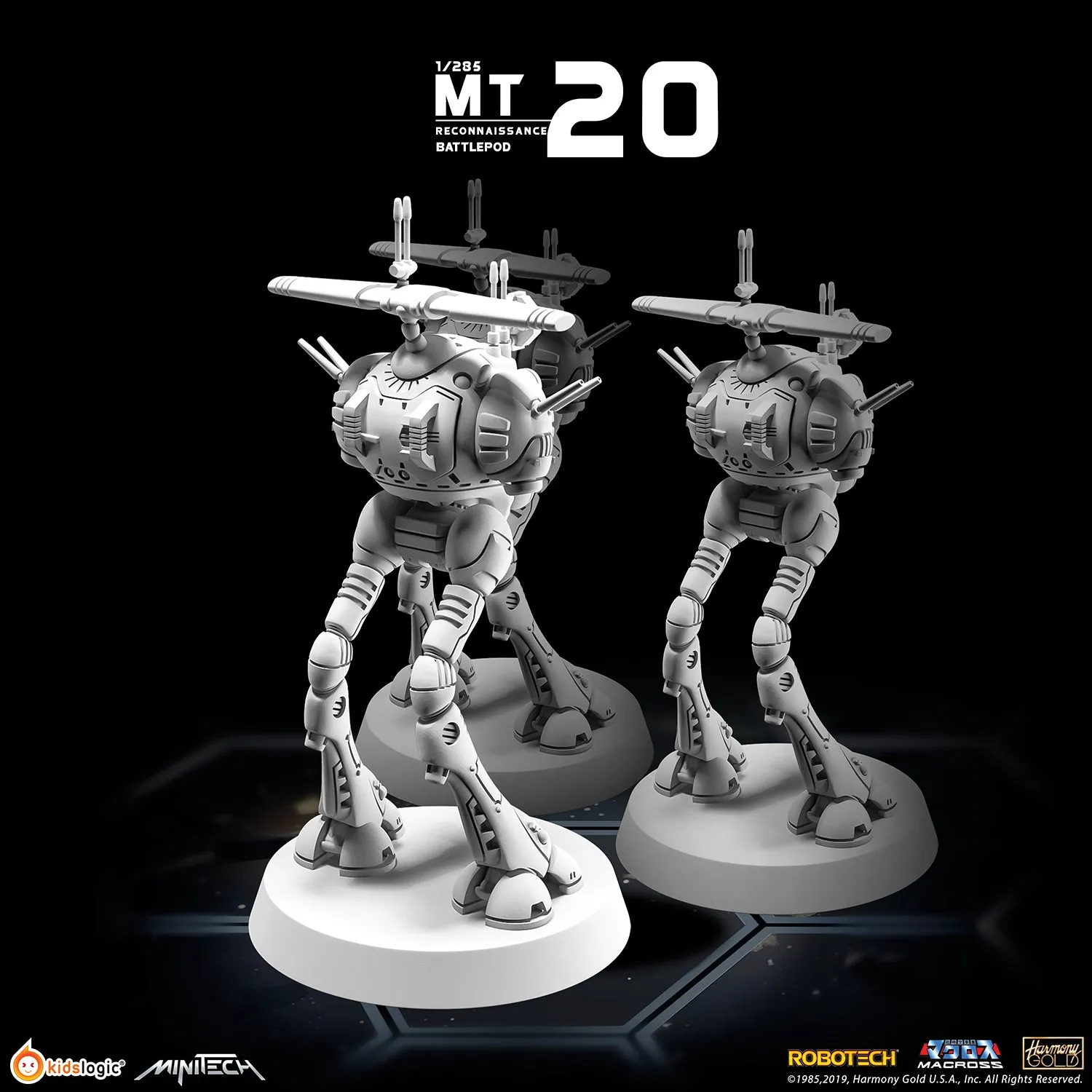 MT20 1/285 Robotech Macross Reconnaissance Battlepod (Set of 3)