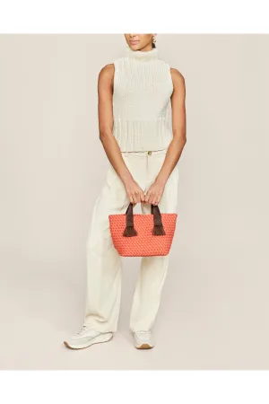 NAGHEDI Tulum Tote Small Woven Bag SN0194 | Bonaire (Solid)