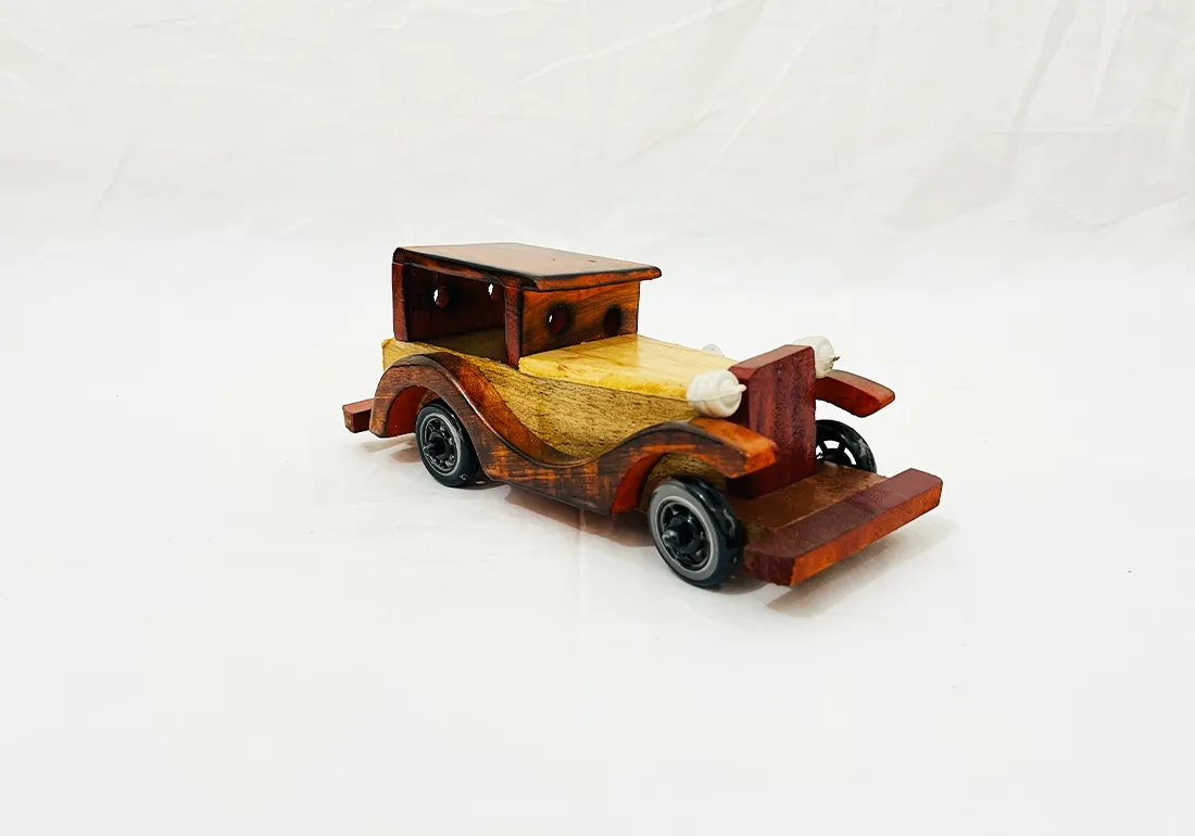 Old wooden Car Kids Toy